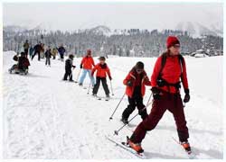 Skiing in Gulmarg